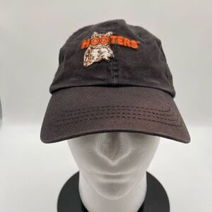 Vintage Hooters Men's 100% Cotton Adjustable Strapback Dad Hat Black